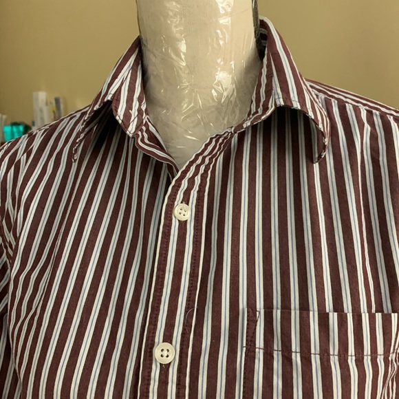 Men’s long sleeve stripe dress Shirt - Picture 2 of 5